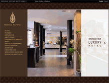 Tablet Screenshot of hotelroyaldrc.com